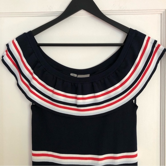 VERO MODA knit Summer sweater, Grace Ruffle, off the shoulder. Classic Elegant L - Picture 3 of 11